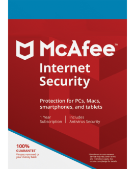 McAfee Internet Security – 10-Devices / 1-Year